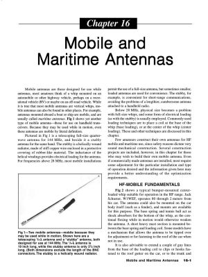 [Chap 16] • Mobile & Maritime Antennas